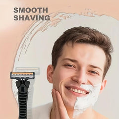 Disposable Stainless Steel Triple Blades Razor for Men