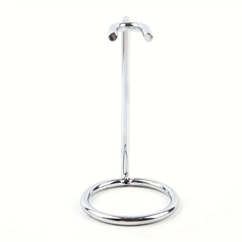 Metal Shave Brush & Razor Holder Stand - Shaving Tool Organizer