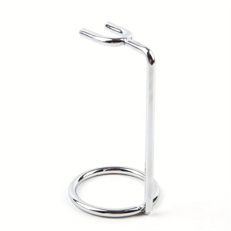 Metal Shave Brush & Razor Holder Stand - Shaving Tool Organizer