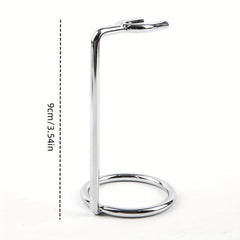 Metal Shave Brush & Razor Holder Stand - Shaving Tool Organizer