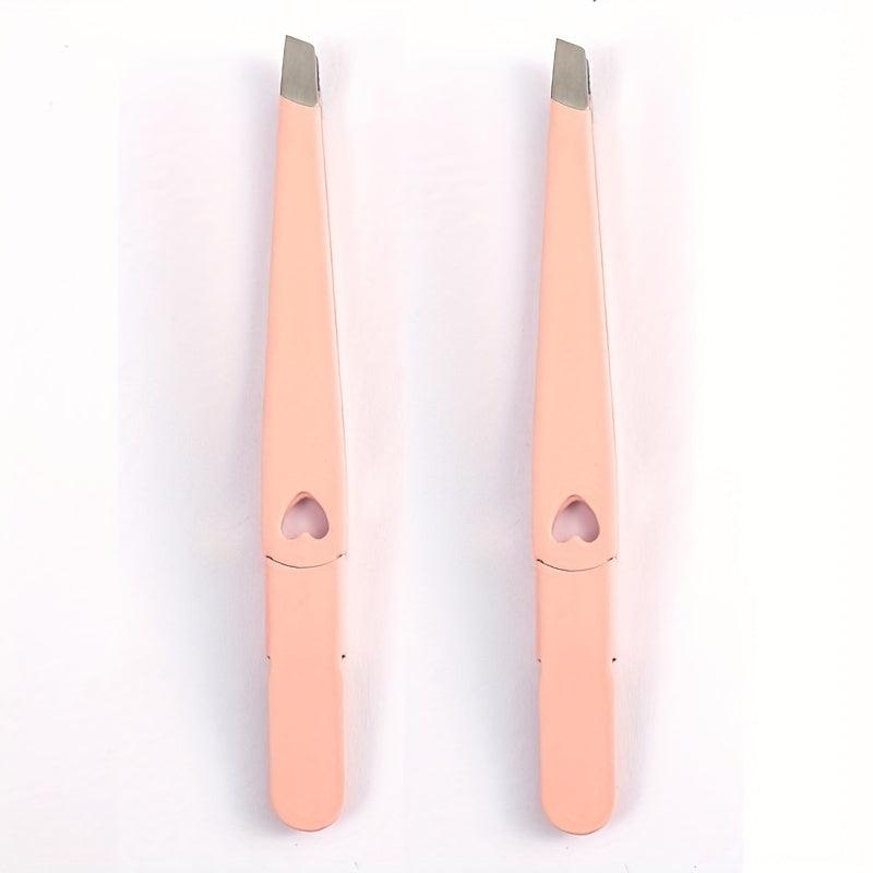 Colorful Eyebrow Clip Slanted Mouth Eyelash Clip