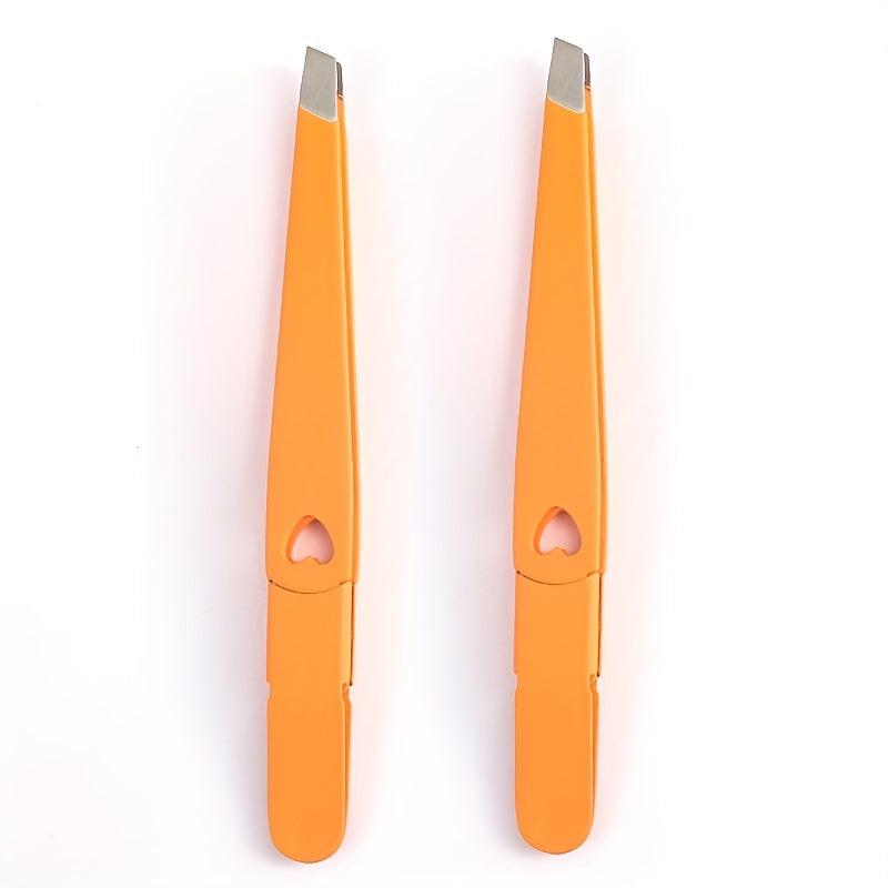 Colorful Eyebrow Clip Slanted Mouth Eyelash Clip