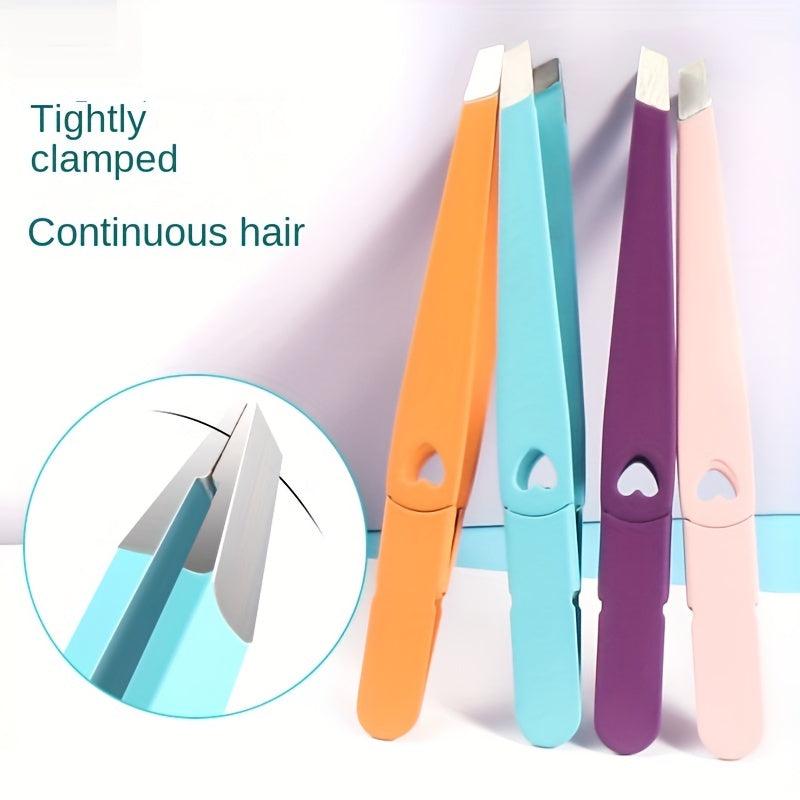Colorful Eyebrow Clip Slanted Mouth Eyelash Clip