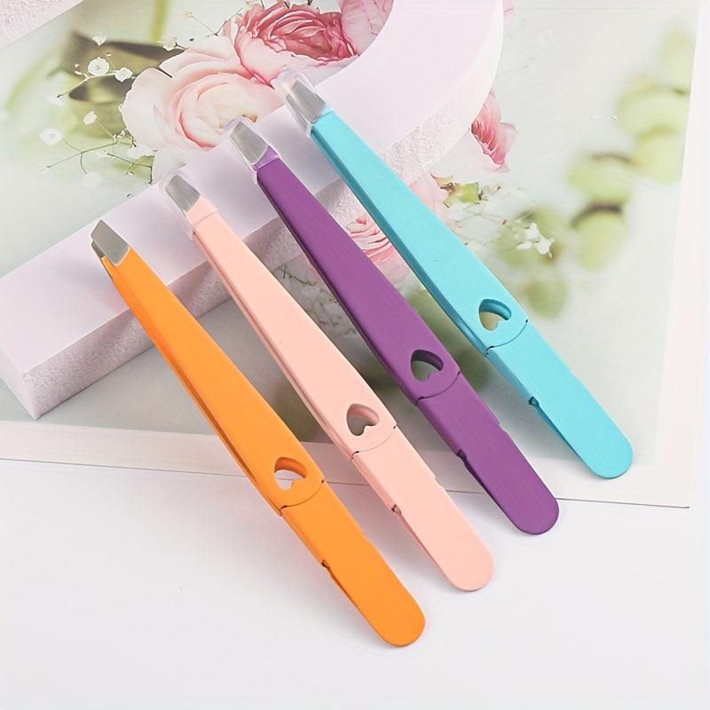 Colorful Eyebrow Clip Slanted Mouth Eyelash Clip