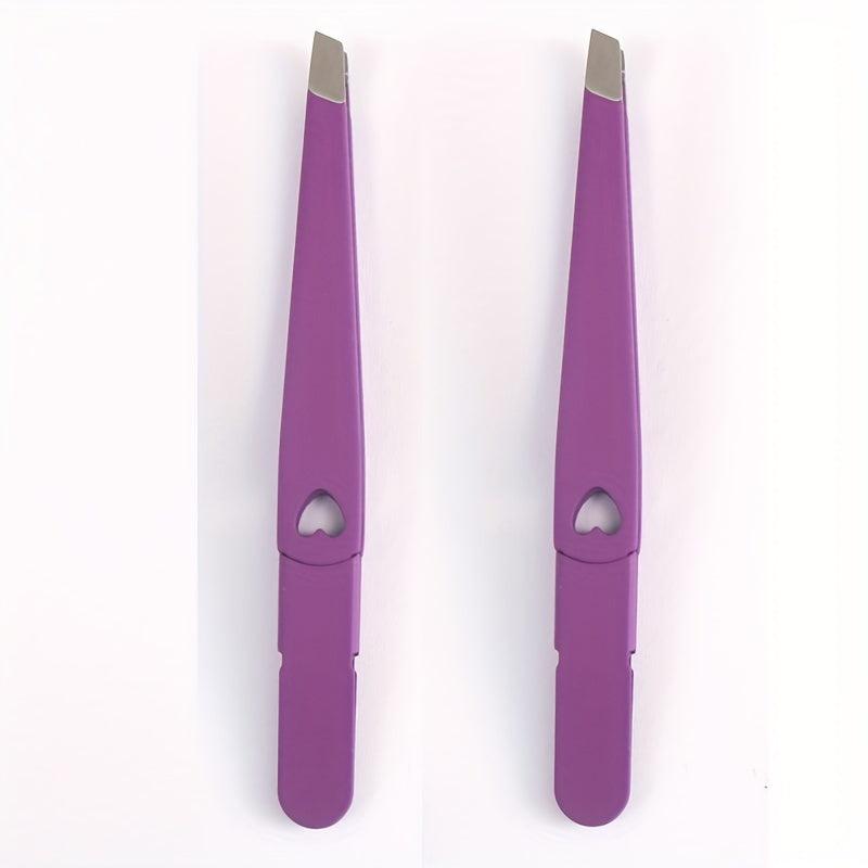 Colorful Eyebrow Clip Slanted Mouth Eyelash Clip