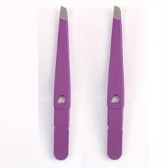 Colorful Eyebrow Clip Slanted Mouth Eyelash Clip