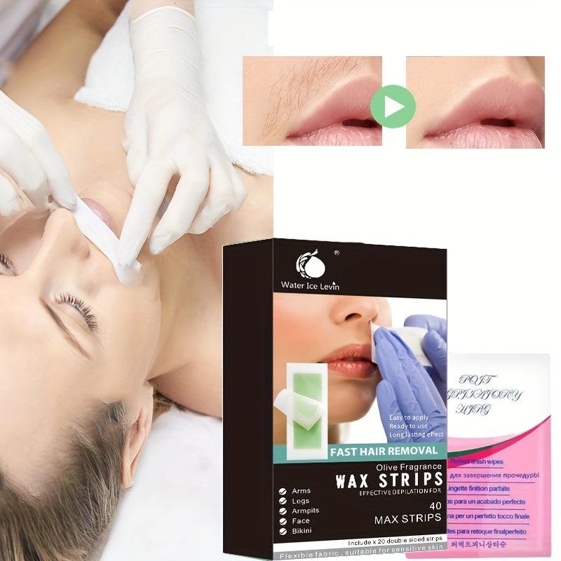 Facial Wax Strips Lip Hair Removal Strips