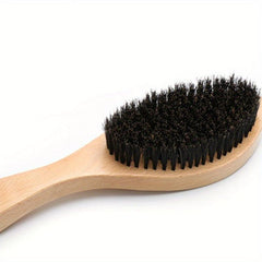 Beard Brush Boar Bristles for Max. Grooming Perfect Gift Dad
