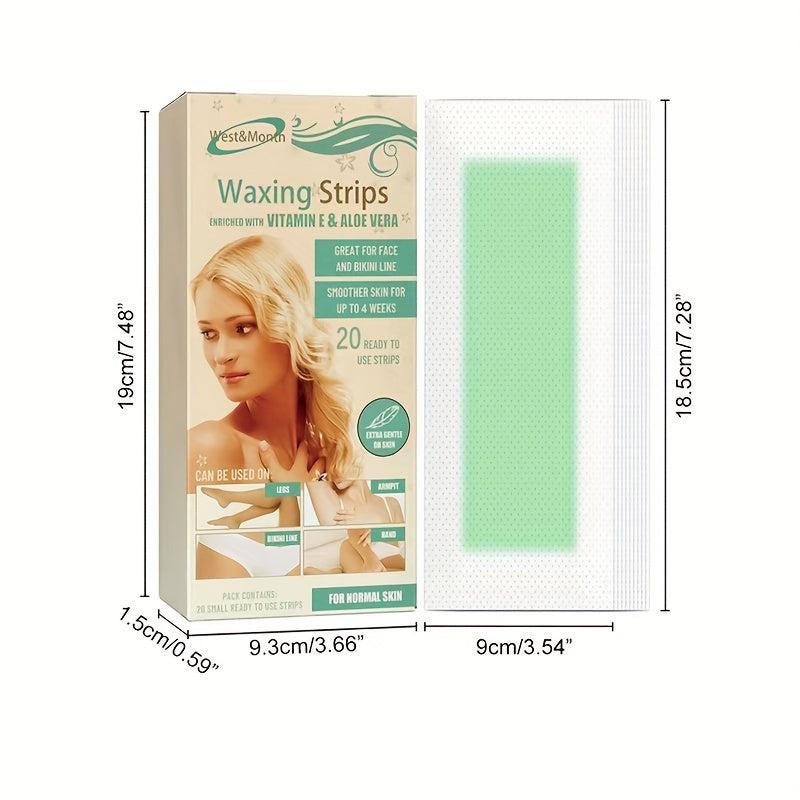 Gentle Body Wax Strips For Painless Hair Removal