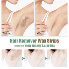 10pcs Painless Hair Removal Waxing Strips for Legs Underarms Bikini Full Body