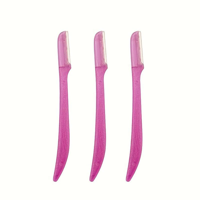 3-in-1 Exfoliating Face Razor for Women - Precision Cover - 3 Counts