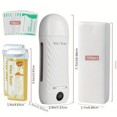 Roll On Wax Kit Roller Waxing Kit Sensitive Skin Wax Roller Kit
