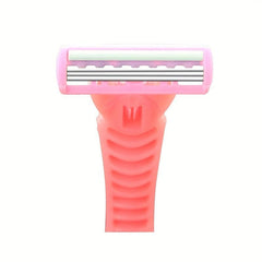 Men's 3 Layer Stainless Steel Blades Disposable Razor
