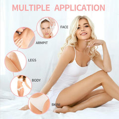 40 Hypoallergenic Wax Strips for Painless Hair Removal All Skin Types