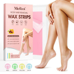 40 Hypoallergenic Wax Strips for Painless Hair Removal All Skin Types