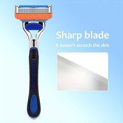 5-Layer Manual Safety Razor Set with Stainless Steel Blades