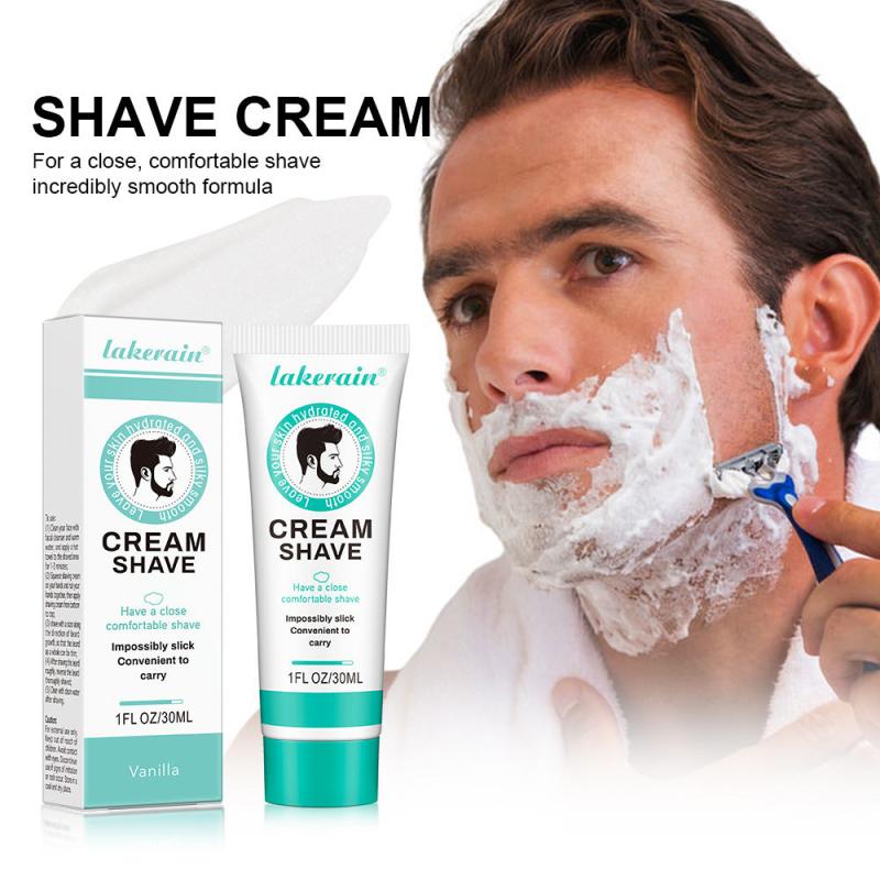 Natural Shaving Cream Rich Foam Soft Beard Shaving Soap for Men