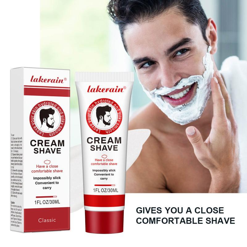 Natural Shaving Cream Rich Foam Soft Beard Shaving Soap for Men