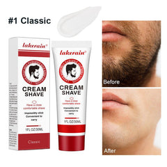 Natural Shaving Cream Rich Foam Soft Beard Shaving Soap for Men