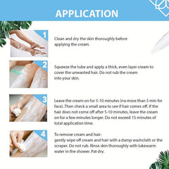 Hair Removal Cream Quick Painless Bikini Hair Remover 80ml