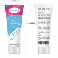 Hair Removal Cream Quick Painless Bikini Hair Remover 80ml