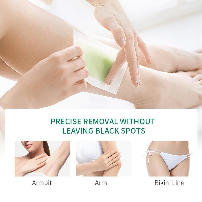 40PCS Hair Removal Wax Strips for Face Legs Arms Bikini Chest Lips Eyebrows