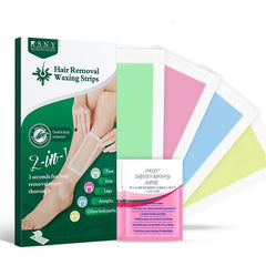 40PCS Hair Removal Wax Strips for Face Legs Arms Bikini Chest Lips Eyebrows