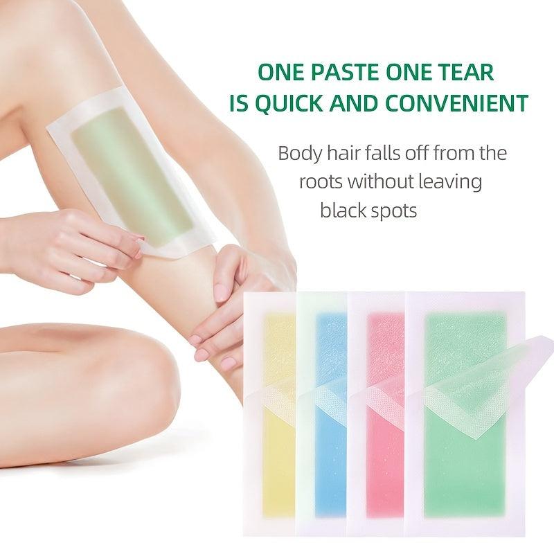 40PCS Hair Removal Wax Strips for Face Legs Arms Bikini Chest Lips Eyebrows