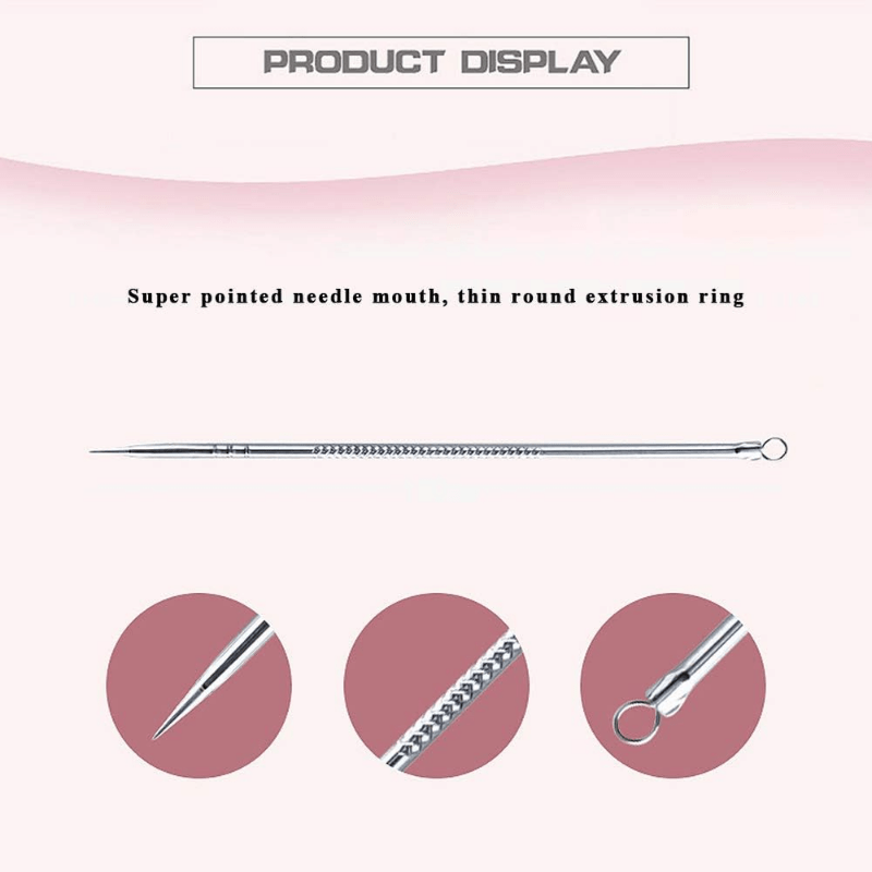 4pcs Acne Needle Set For Facial Beauty Picking And Removing Acne