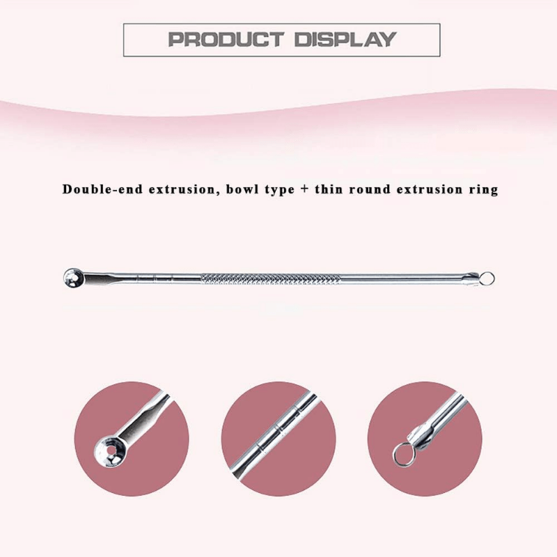 4pcs Acne Needle Set For Facial Beauty Picking And Removing Acne