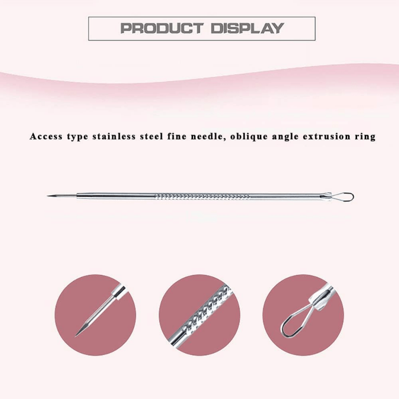 4pcs Acne Needle Set For Facial Beauty Picking And Removing Acne