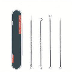 4pcs Acne Needle Set For Facial Beauty Picking And Removing Acne