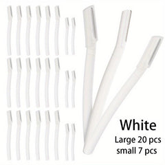 27pcs Professional Dermaplane Razor for Women Disposable Facial Razor