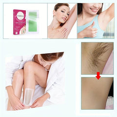 20pcs Body Wax Strips Gentle Waxing Kit Leg Armpit Lip Hair Removal