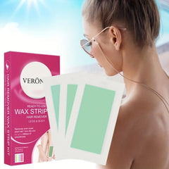 20pcs Body Wax Strips Gentle Waxing Kit Leg Armpit Lip Hair Removal