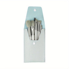 8PCS Mini Makeup Brush Set for Foundation Powder Blush Eyeshadow