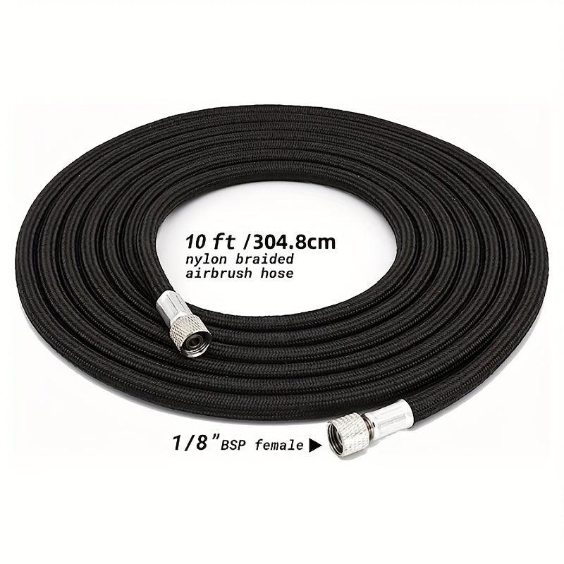Nylon Braided Airbrush Hose 3.05m with Standard Fittings