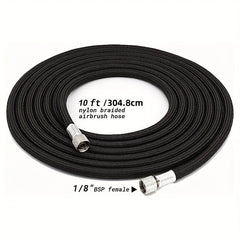 Nylon Braided Airbrush Hose 3.05m with Standard Fittings