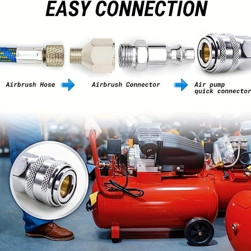 Nylon Braided Airbrush Hose 3.05m with Standard Fittings