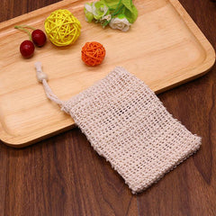 5pcs Exfoliating Mesh Pouch for Facial Cleansing with Foaming Net