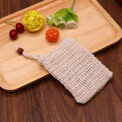 5pcs Exfoliating Mesh Pouch for Facial Cleansing with Foaming Net