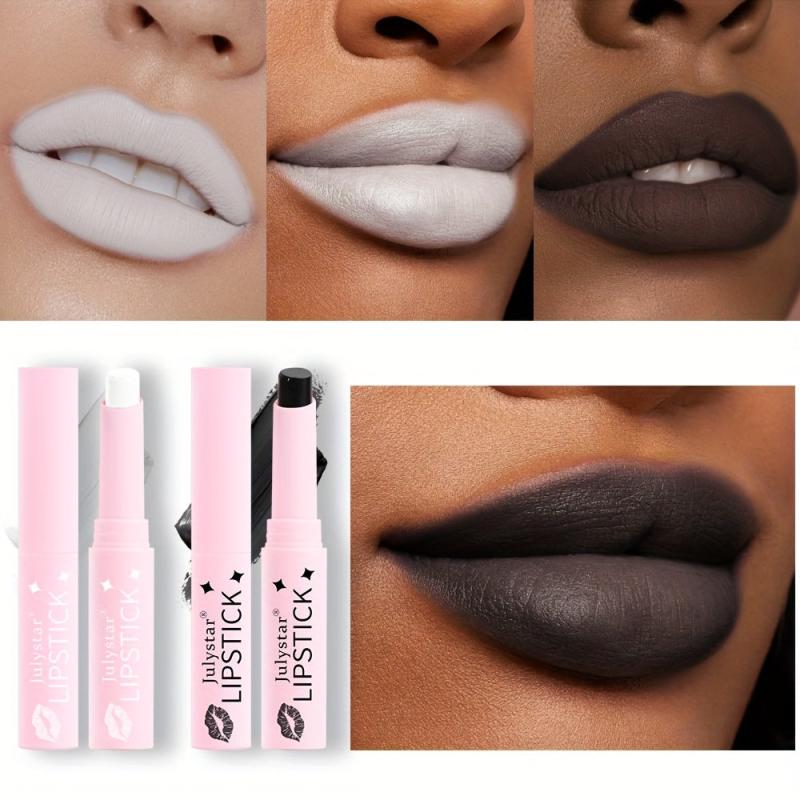 2 Pcs Halloween Matte Velvet Lipstick Long Lasting Moisturizing Lipstick