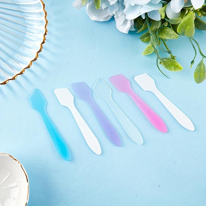 10 Pcs Mini Cosmetic Spatulas Scoop Makeup Mask Spoon Set