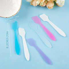 10 Pcs Mini Cosmetic Spatulas Scoop Makeup Mask Spoon Set