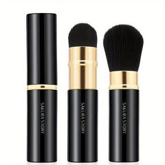 Retractable Makeup Brush Portable Face Loose Powder Foundation Mini Blush Brush