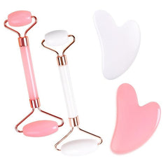 Double Headed Facial Massage Stick Face Roller Massager for Skin Care