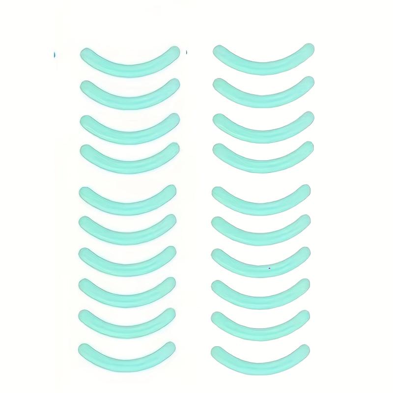 20pcs Silicone Eyelash Curler Replacement Pads For Eyelash Curler, Pink