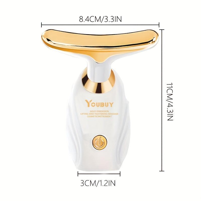 Neck Face Massager Firming Wrinkle Tool Double Chin Reducer