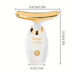 Neck Face Massager Firming Wrinkle Tool Double Chin Reducer