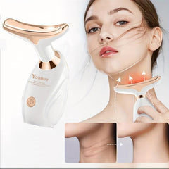 Neck Face Massager Firming Wrinkle Tool Double Chin Reducer